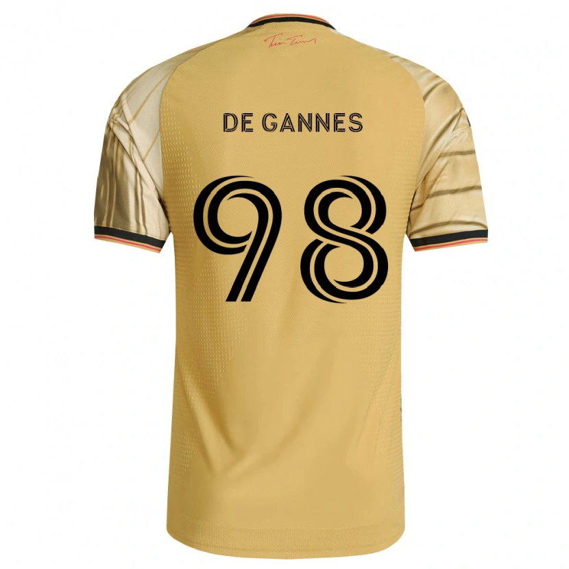 Danxen Män Andrew De Gannes #98 Brun Gul Svart Bortatröja Matchtröjor 2026/27 Tröjor T-Tröja