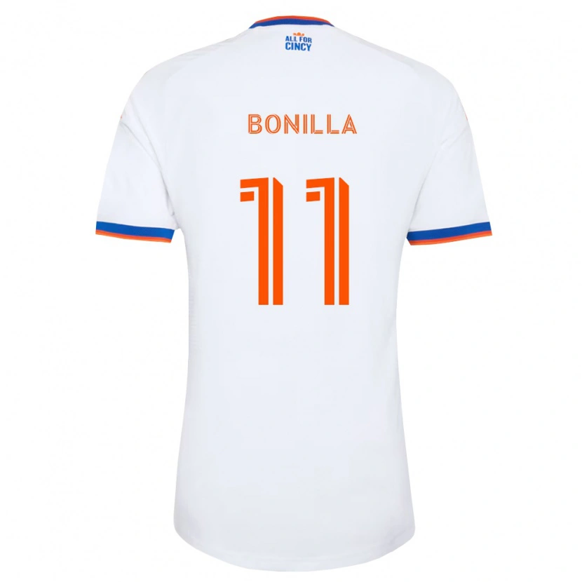 Danxen Män Jarell Bonilla #11 Vit Marinblå Orange Bortatröja Matchtröjor 2026/27 Tröjor T-Tröja