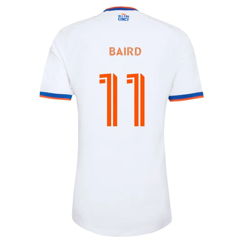 Danxen Män Corey Baird #11 Vit Marinblå Orange Bortatröja Matchtröjor 2026/27 Tröjor T-Tröja