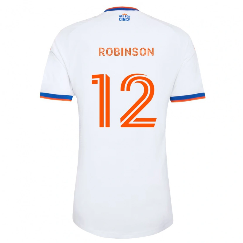 Danxen Män Miles Robinson #12 Vit Marinblå Orange Bortatröja Matchtröjor 2026/27 Tröjor T-Tröja