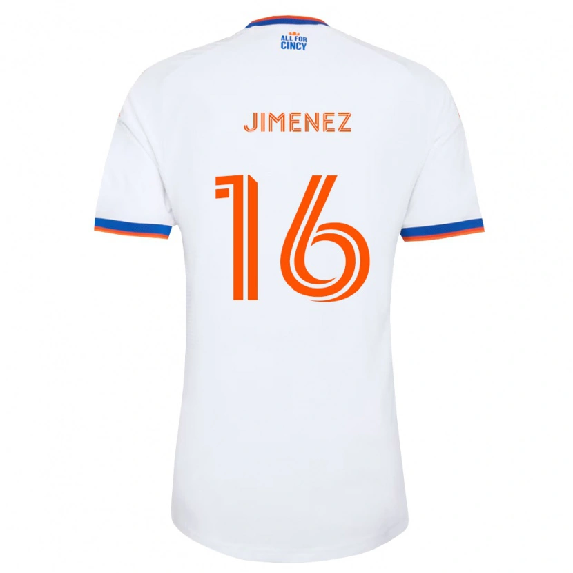 Danxen Män Joshua Jimenez #16 Vit Marinblå Orange Bortatröja Matchtröjor 2026/27 Tröjor T-Tröja