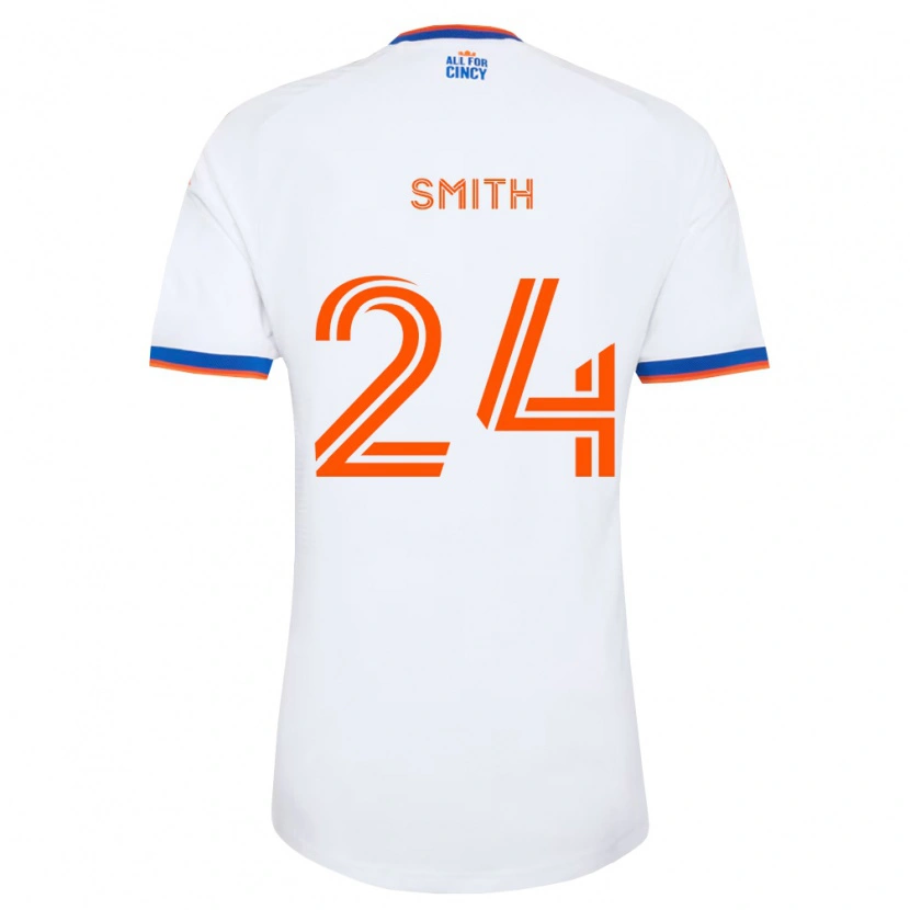 Danxen Män Kyle Smith #24 Vit Marinblå Orange Bortatröja Matchtröjor 2026/27 Tröjor T-Tröja