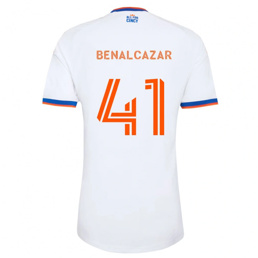 Danxen Män Nico Benalcázar #41 Vit Marinblå Orange Bortatröja Matchtröjor 2026/27 Tröjor T-Tröja