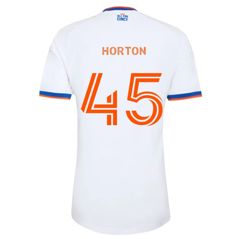 Danxen Män Philip Horton #45 Vit Marinblå Orange Bortatröja Matchtröjor 2026/27 Tröjor T-Tröja