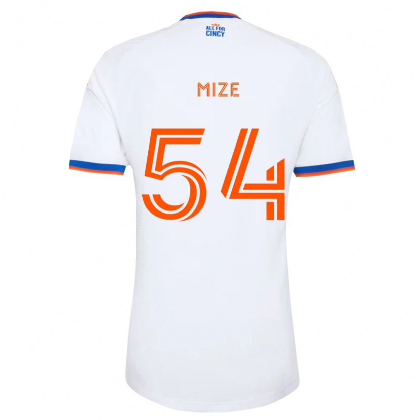 Danxen Män Jack Mize #54 Vit Marinblå Orange Bortatröja Matchtröjor 2026/27 Tröjor T-Tröja