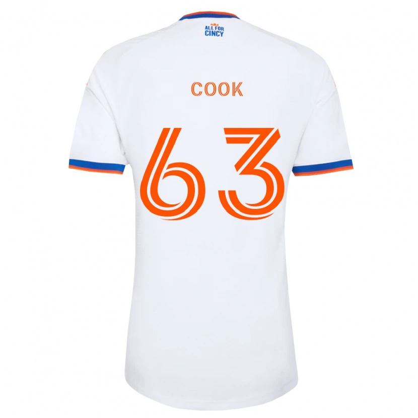 Danxen Män Steel Cook #63 Vit Marinblå Orange Bortatröja Matchtröjor 2026/27 Tröjor T-Tröja