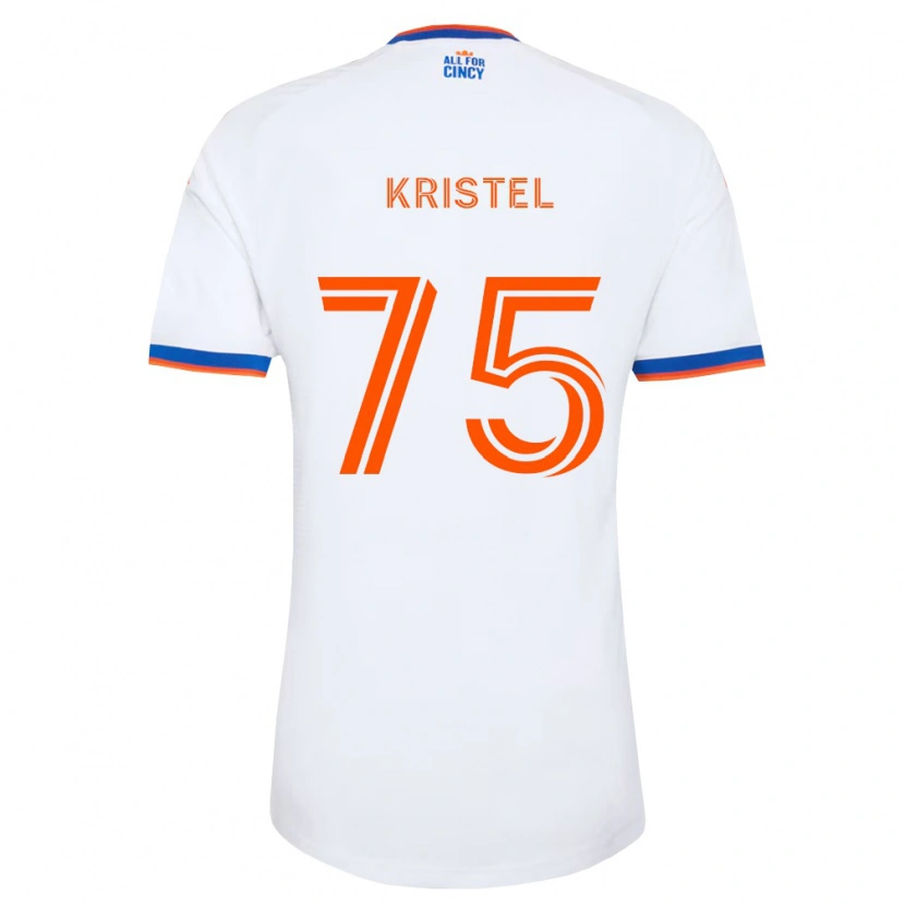Danxen Män Brandon Kristel #75 Vit Marinblå Orange Bortatröja Matchtröjor 2026/27 Tröjor T-Tröja