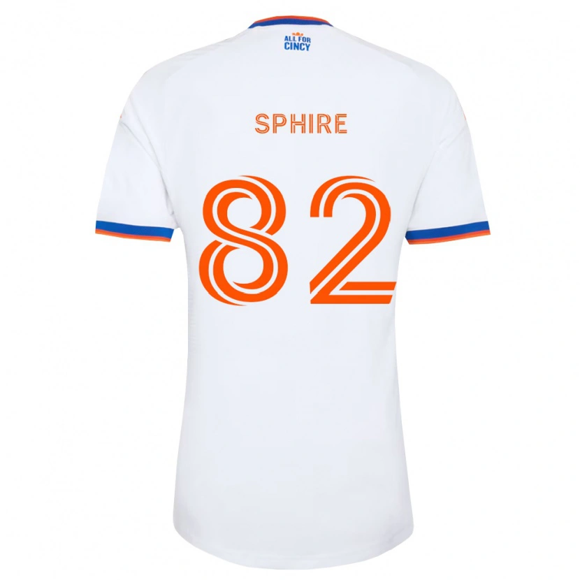 Danxen Män Camden Sphire #82 Vit Marinblå Orange Bortatröja Matchtröjor 2026/27 Tröjor T-Tröja