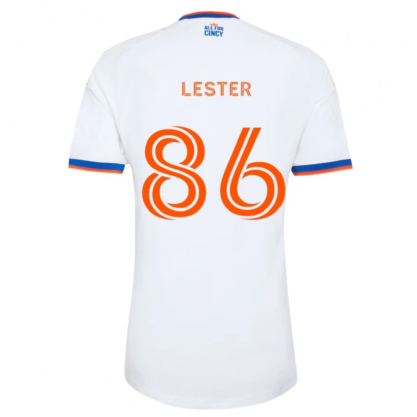 Danxen Män Jaylen Lester #86 Vit Marinblå Orange Bortatröja Matchtröjor 2026/27 Tröjor T-Tröja