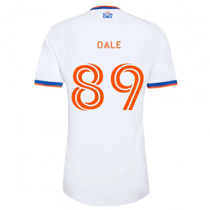 Danxen Män Connor Dale #89 Vit Marinblå Orange Bortatröja Matchtröjor 2026/27 Tröjor T-Tröja