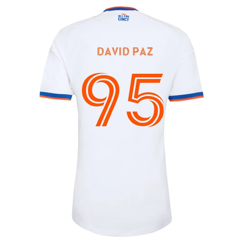 Danxen Män David Paz #95 Vit Marinblå Orange Bortatröja Matchtröjor 2026/27 Tröjor T-Tröja
