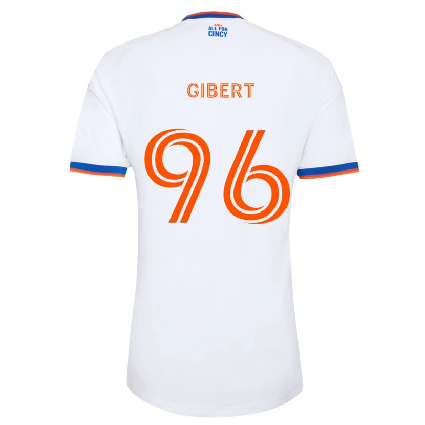 Danxen Män Gaël Gibert #96 Vit Marinblå Orange Bortatröja Matchtröjor 2026/27 Tröjor T-Tröja