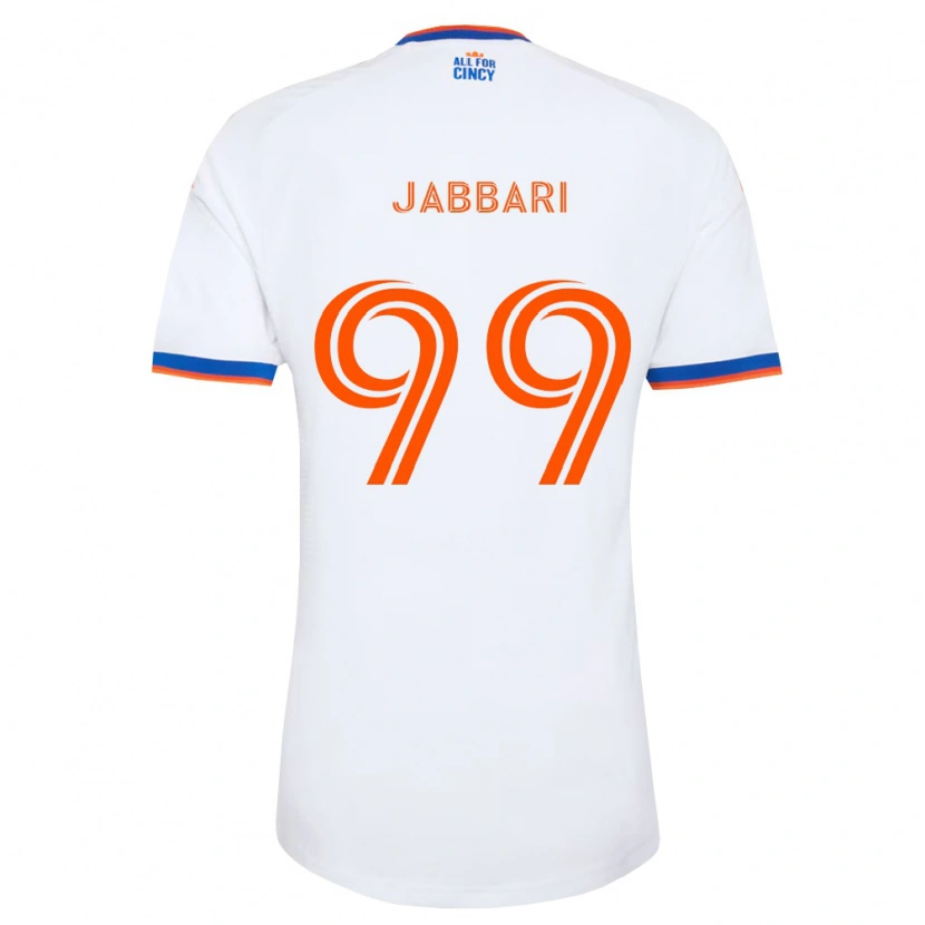Danxen Män Ayoub Jabbari #99 Vit Marinblå Orange Bortatröja Matchtröjor 2026/27 Tröjor T-Tröja