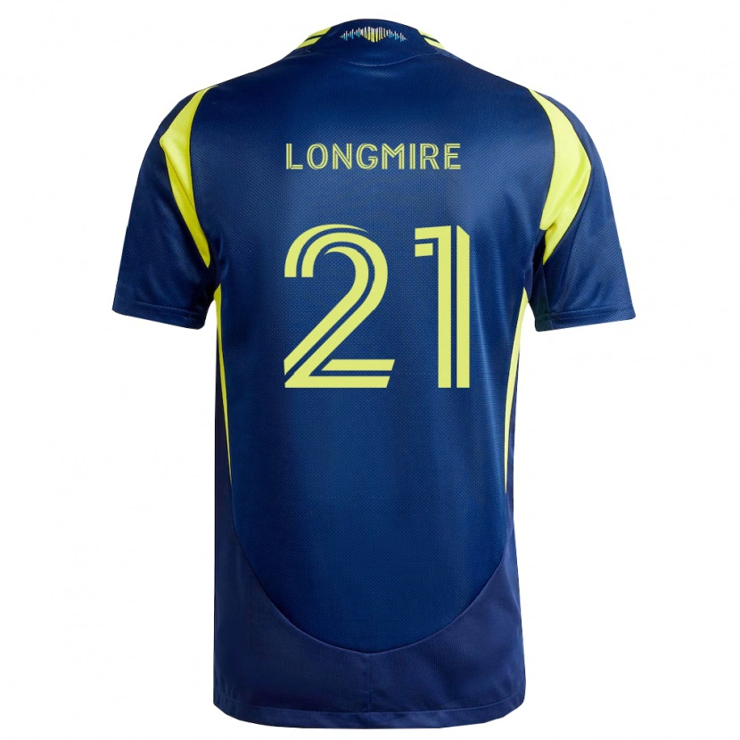Danxen Män Ahmed Longmire #21 Gul Marinblå Bortatröja Matchtröjor 2026/27 Tröjor T-Tröja