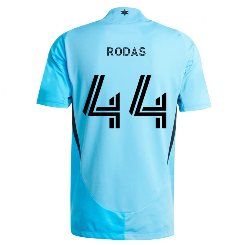 Danxen Män Geremy Rodas #44 Ljusblå Svart Bortatröja Matchtröjor 2026/27 Tröjor T-Tröja