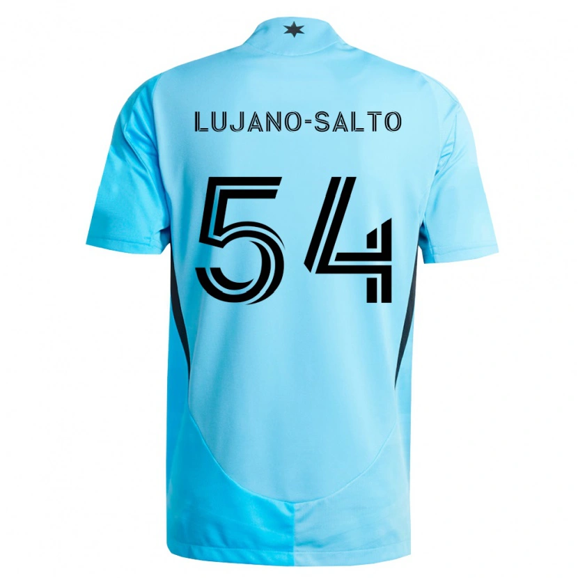 Danxen Män Ramon Lujano-Salto #54 Ljusblå Svart Bortatröja Matchtröjor 2026/27 Tröjor T-Tröja