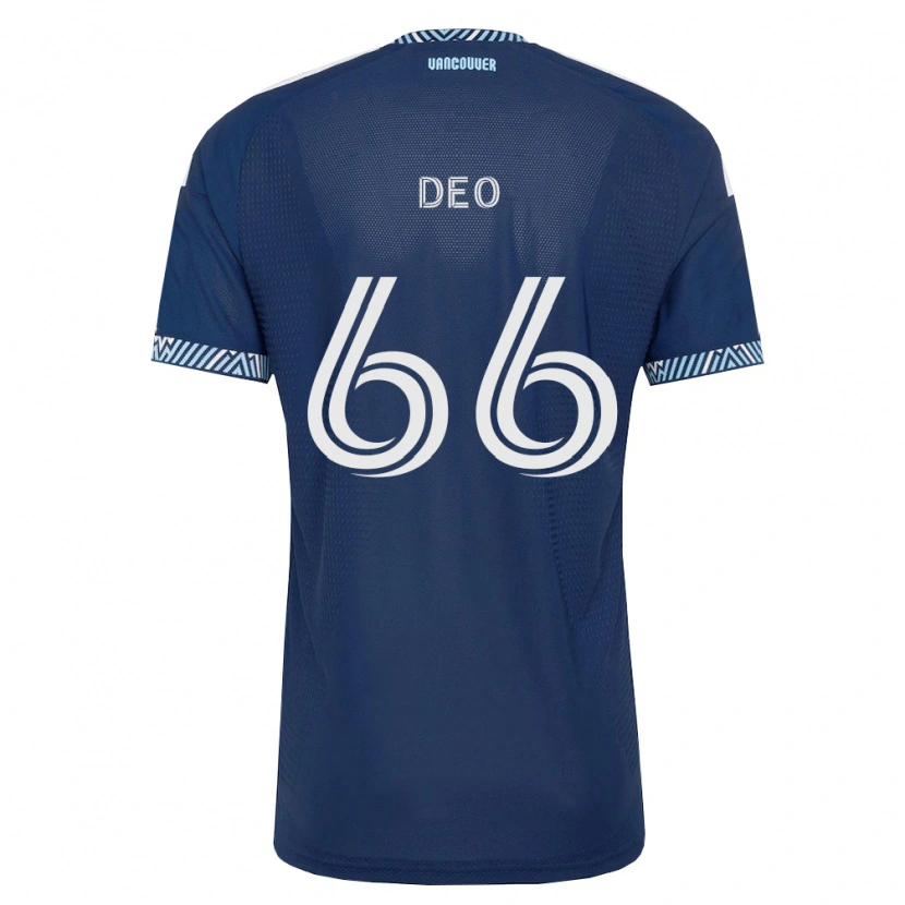 Danxen Män Sahil Deo #66 Mörkblå Vit Bortatröja Matchtröjor 2026/27 Tröjor T-Tröja