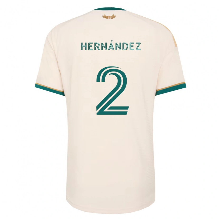 Danxen Män Ronald Hernández #2 Champagnegön Bortatröja Matchtröjor 2026/27 Tröjor T-Tröja