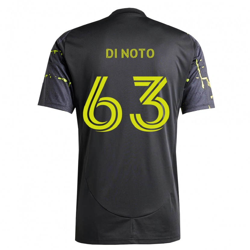 Danxen Män Gianmarco Di Noto #63 Fluorescerande Gul Svart Bortatröja Matchtröjor 2026/27 Tröjor T-Tröja