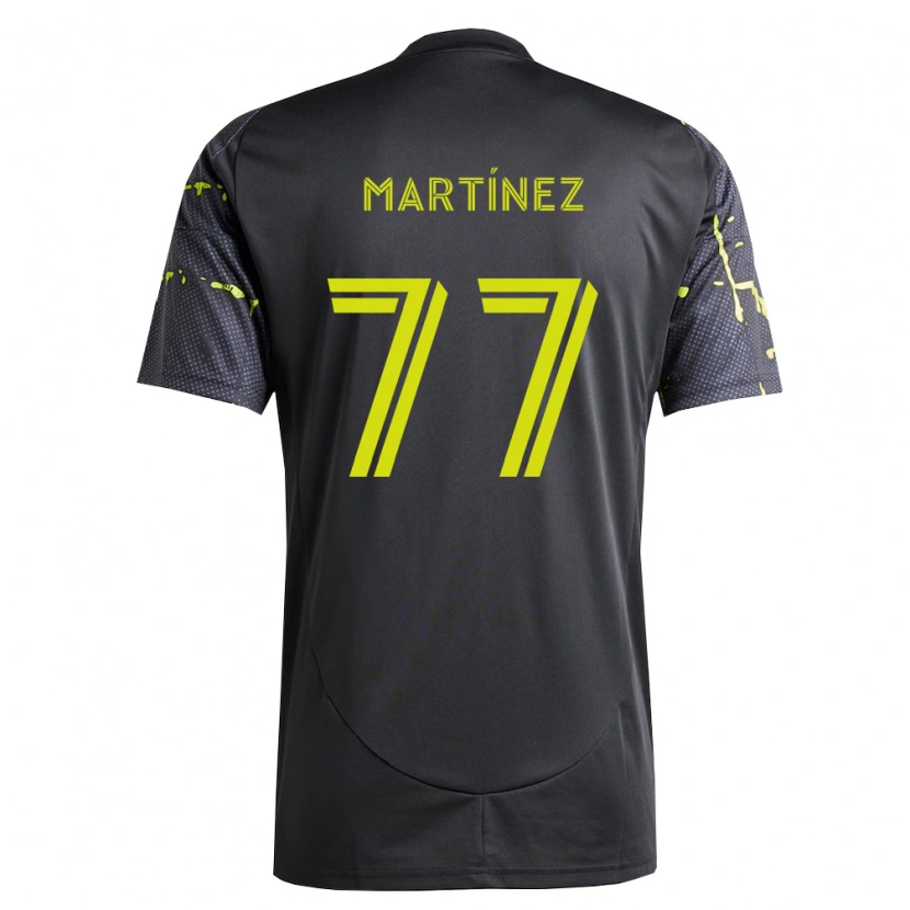 Danxen Män Josef Martínez #77 Fluorescerande Gul Svart Bortatröja Matchtröjor 2026/27 Tröjor T-Tröja