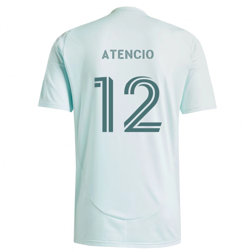 Danxen Män Josh Atencio #12 Vit Ljusgrön Bortatröja Matchtröjor 2026/27 Tröjor T-Tröja