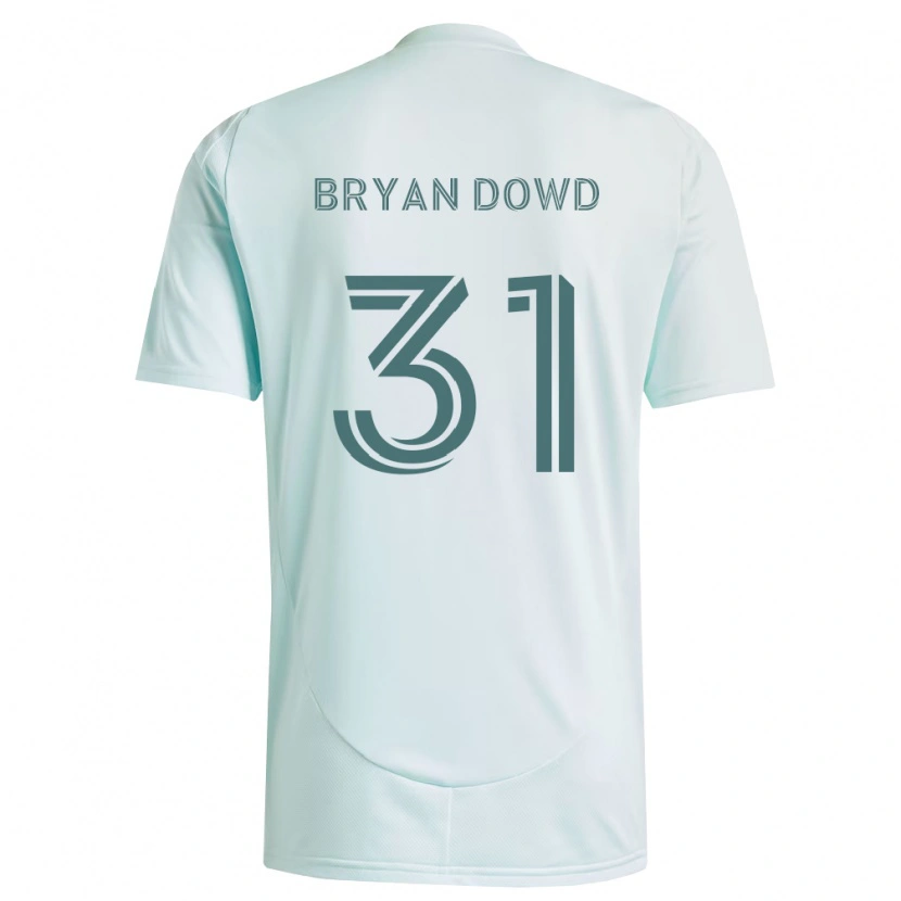 Danxen Män Bryan Dowd #31 Vit Ljusgrön Bortatröja Matchtröjor 2026/27 Tröjor T-Tröja