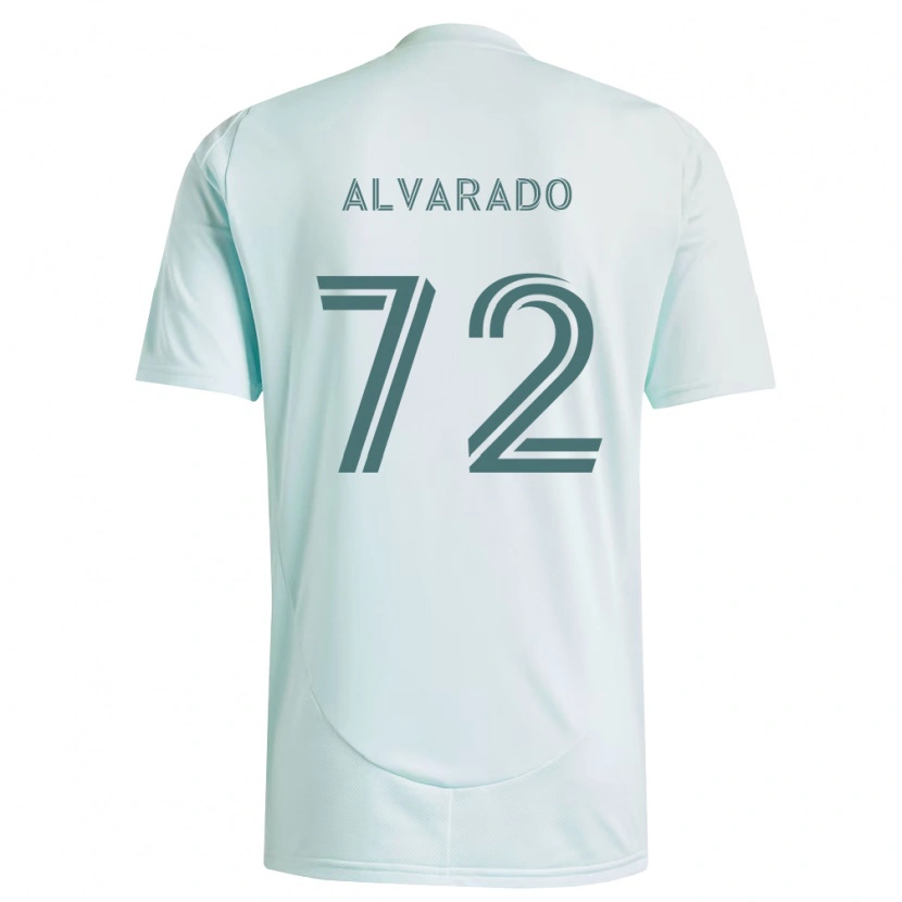 Danxen Män Miguel Alvarado #72 Vit Ljusgrön Bortatröja Matchtröjor 2026/27 Tröjor T-Tröja