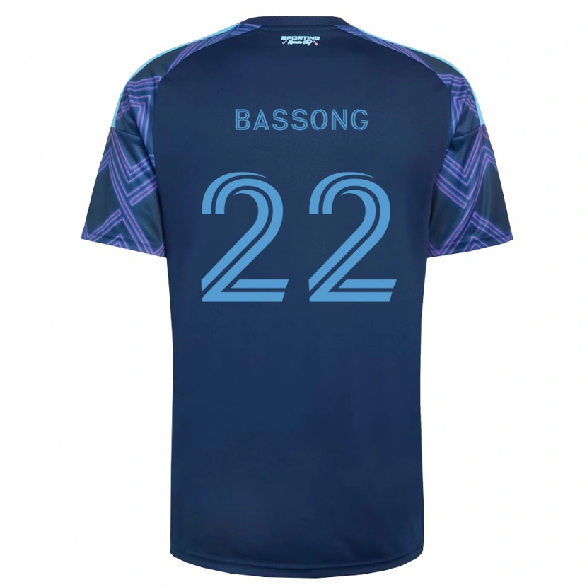 Danxen Män Zorhan Bassong #22 Kungligt Blå Lila Bortatröja Matchtröjor 2026/27 Tröjor T-Tröja