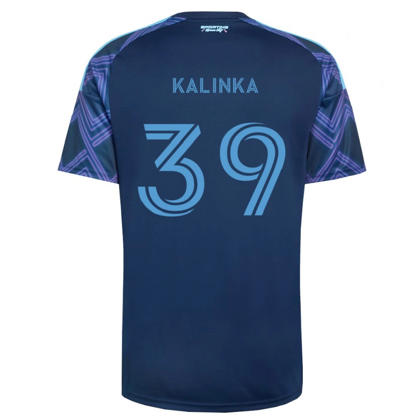 Danxen Män Jaxson Kalinka #39 Kungligt Blå Lila Bortatröja Matchtröjor 2026/27 Tröjor T-Tröja