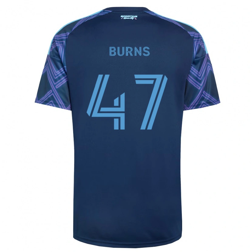 Danxen Män Trevor Burns #47 Kungligt Blå Lila Bortatröja Matchtröjor 2026/27 Tröjor T-Tröja