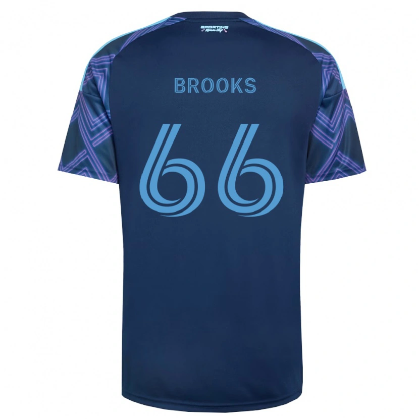 Danxen Män Edson Brooks #66 Kungligt Blå Lila Bortatröja Matchtröjor 2026/27 Tröjor T-Tröja