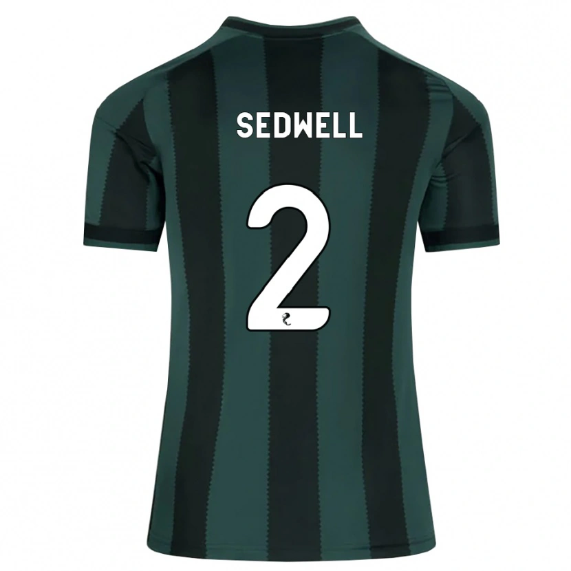 Danxen Män Sam Sedwell #2 Mörk Skiffergrå Svart Bortatröja Matchtröjor 2026/27 Tröjor T-Tröja