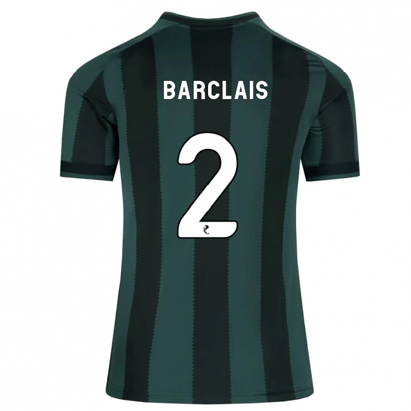 Danxen Män Celya Barclais #2 Mörk Skiffergrå Svart Bortatröja Matchtröjor 2026/27 Tröjor T-Tröja