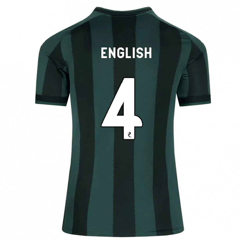 Danxen Män Isaac English #4 Mörk Skiffergrå Svart Bortatröja Matchtröjor 2026/27 Tröjor T-Tröja