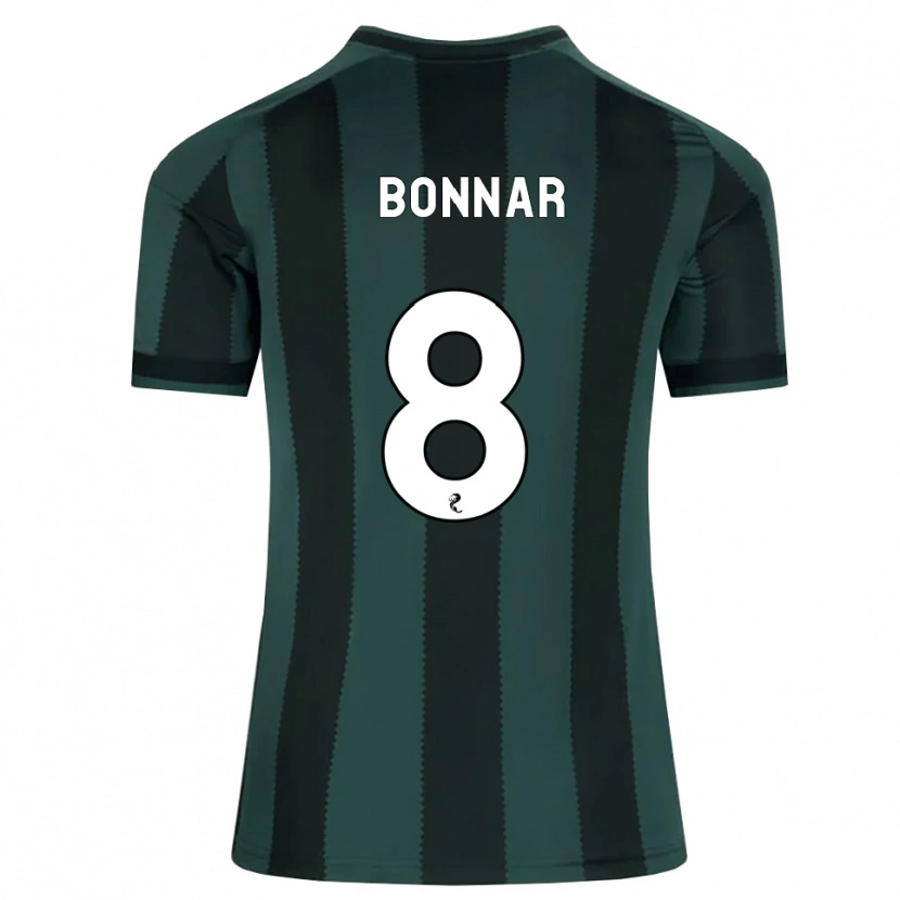 Danxen Män Jude Bonnar #8 Mörk Skiffergrå Svart Bortatröja Matchtröjor 2026/27 Tröjor T-Tröja