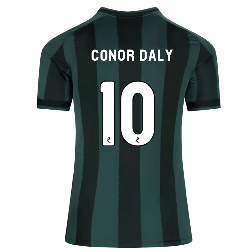 Danxen Män Conor Daly #10 Mörk Skiffergrå Svart Bortatröja Matchtröjor 2026/27 Tröjor T-Tröja