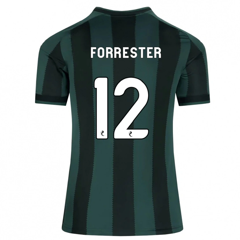Danxen Män Shay Forrester #12 Mörk Skiffergrå Svart Bortatröja Matchtröjor 2026/27 Tröjor T-Tröja