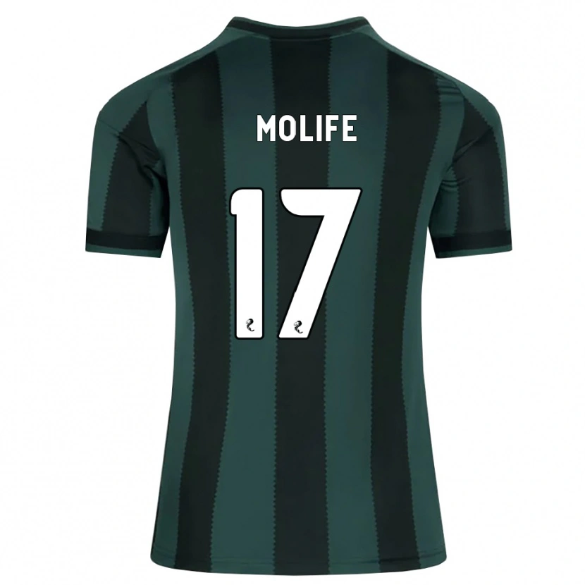 Danxen Män Ezekiel Molife #17 Mörk Skiffergrå Svart Bortatröja Matchtröjor 2026/27 Tröjor T-Tröja