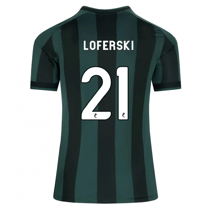 Danxen Män Kit Loferski #21 Mörk Skiffergrå Svart Bortatröja Matchtröjor 2026/27 Tröjor T-Tröja