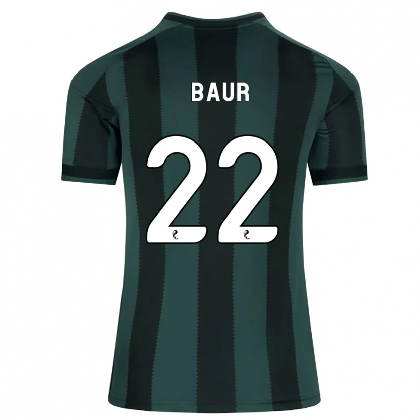 Danxen Män Mika Baur #22 Mörk Skiffergrå Svart Bortatröja Matchtröjor 2026/27 Tröjor T-Tröja