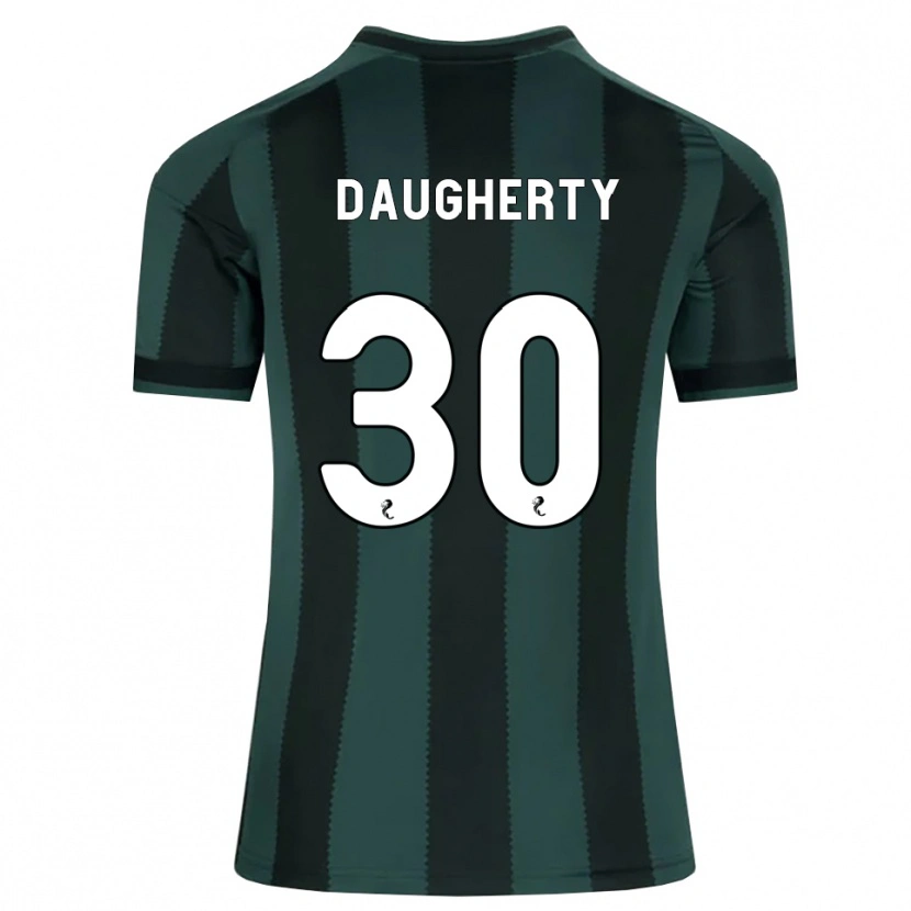 Danxen Män Kelsey Daugherty #30 Mörk Skiffergrå Svart Bortatröja Matchtröjor 2026/27 Tröjor T-Tröja