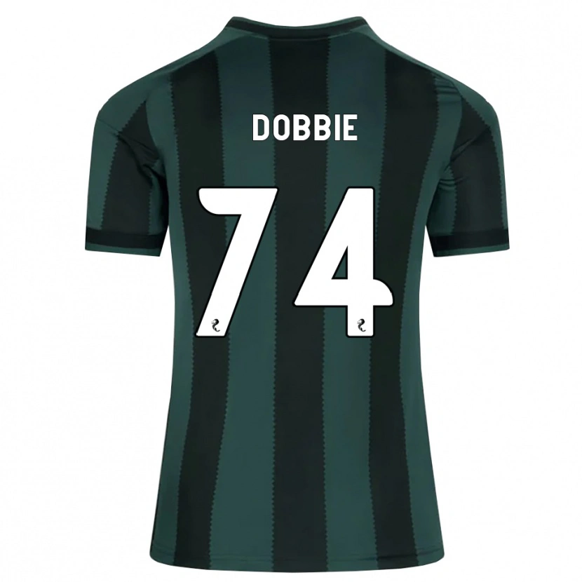 Danxen Män Lewis Dobbie #74 Mörk Skiffergrå Svart Bortatröja Matchtröjor 2026/27 Tröjor T-Tröja
