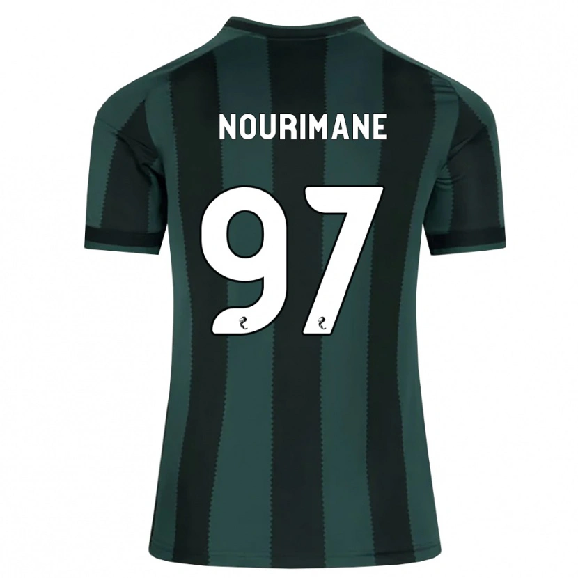 Danxen Män Addi Nourimane #97 Mörk Skiffergrå Svart Bortatröja Matchtröjor 2026/27 Tröjor T-Tröja