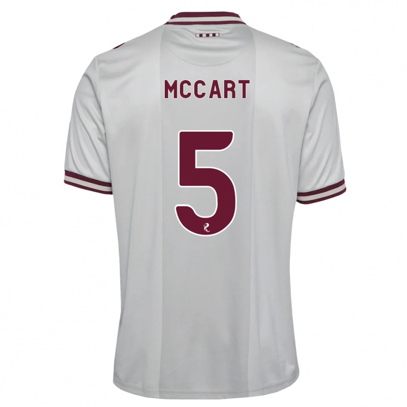 Danxen Män Jamie Mccart #5 Vit Vinröd Bortatröja Matchtröjor 2026/27 Tröjor T-Tröja