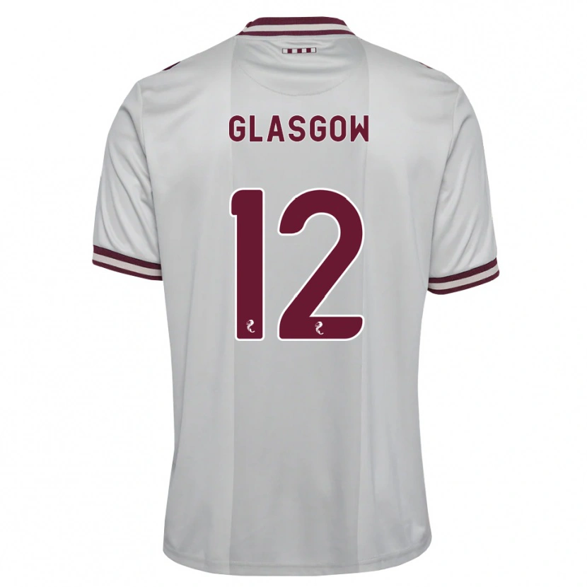 Danxen Män Euan Glasgow #12 Vit Vinröd Bortatröja Matchtröjor 2026/27 Tröjor T-Tröja