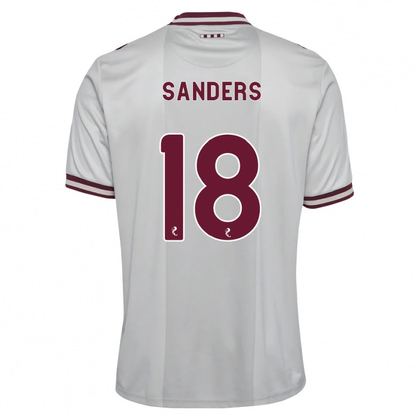 Danxen Män Charlie Sanders #18 Vit Vinröd Bortatröja Matchtröjor 2026/27 Tröjor T-Tröja