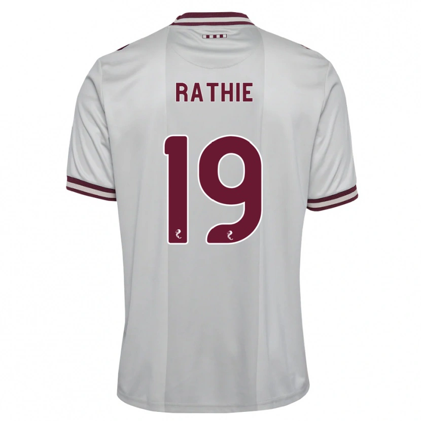 Danxen Män Luke Rathie #19 Vit Vinröd Bortatröja Matchtröjor 2026/27 Tröjor T-Tröja