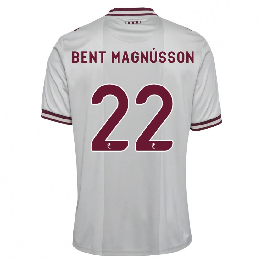 Danxen Män Tómas Bent Magnússon #22 Vit Vinröd Bortatröja Matchtröjor 2026/27 Tröjor T-Tröja