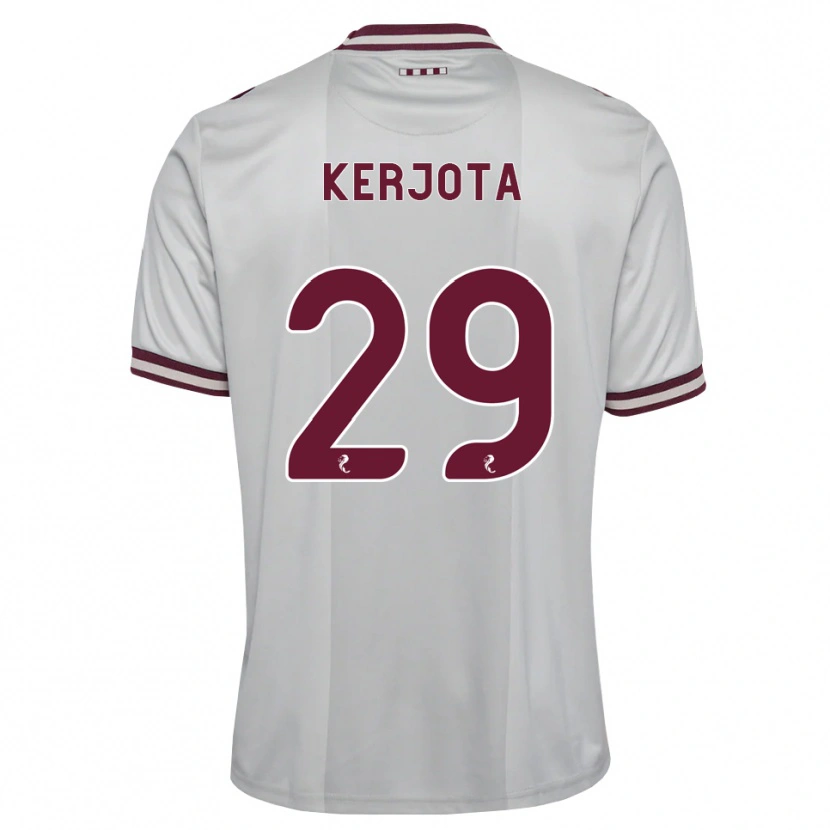 Danxen Män Sabah Kerjota #29 Vit Vinröd Bortatröja Matchtröjor 2026/27 Tröjor T-Tröja