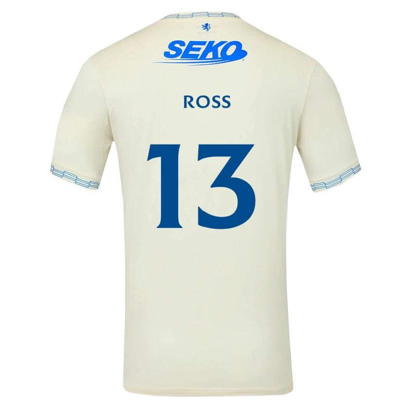 Danxen Män Jane Ross #13 Djup Himmelsblå Vit Bortatröja Matchtröjor 2026/27 Tröjor T-Tröja